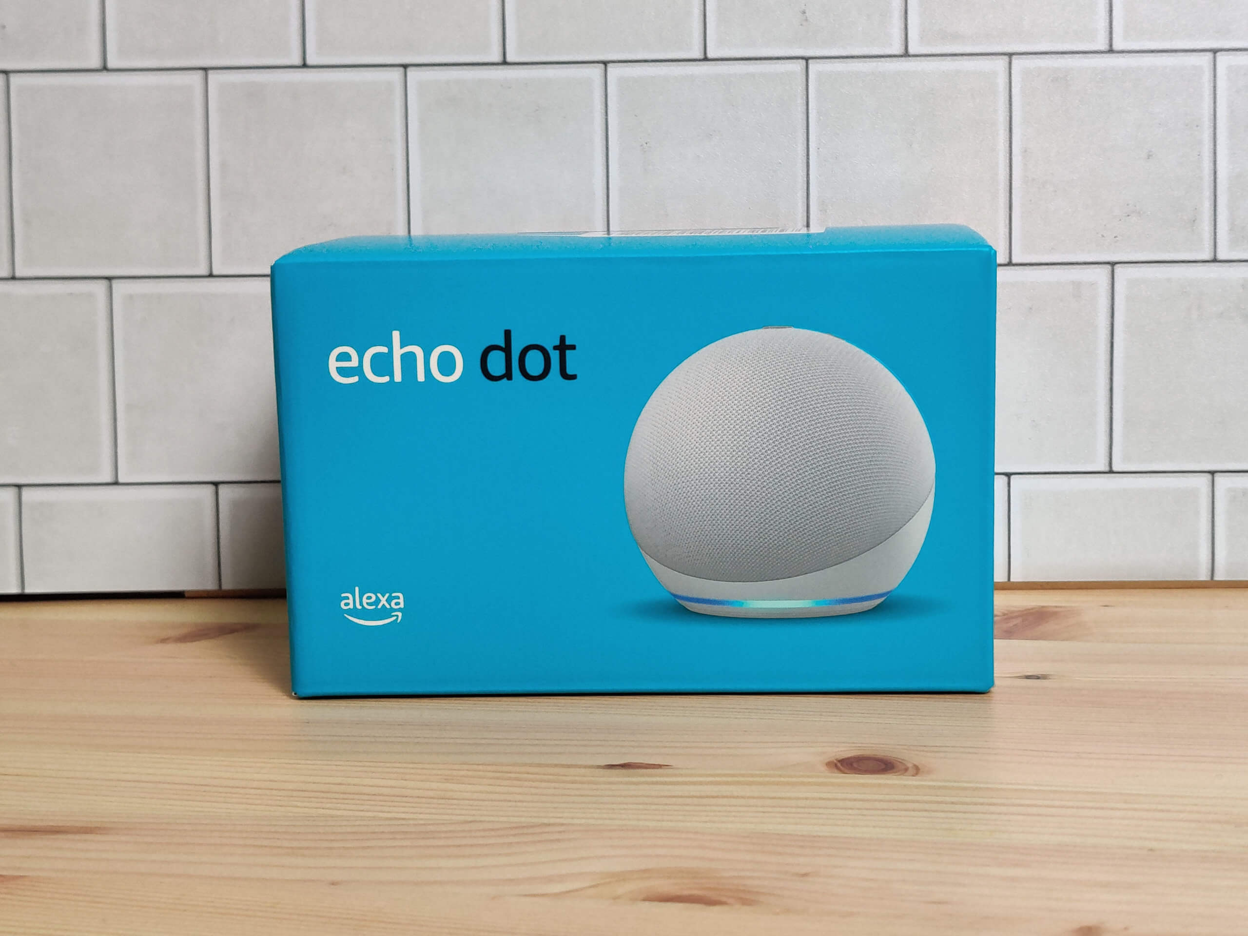 新品 Echo Dot with clock 第5世代 グレーシャーホワイト - スピーカー