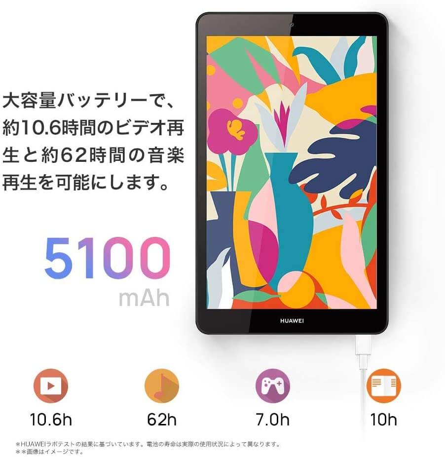HUAWEI MediaPad M5 lite 8の64GBが32GBより安い17,500円！超お勧め ...