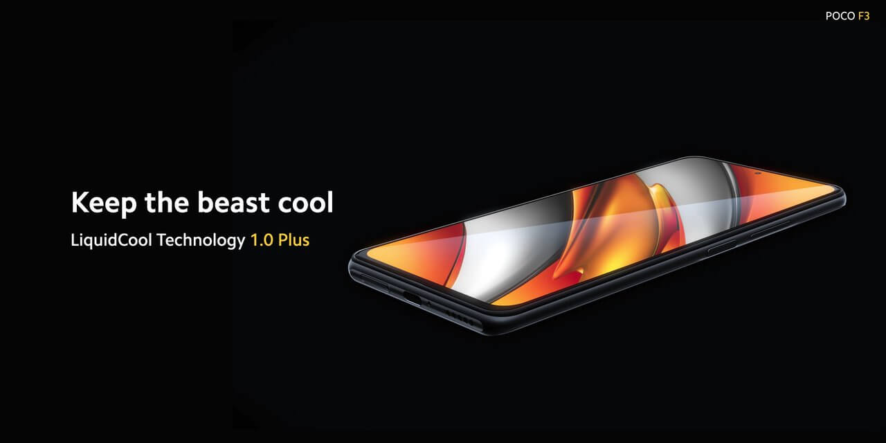 Xiaomi POCO F3は本格的な冷却機能を搭載