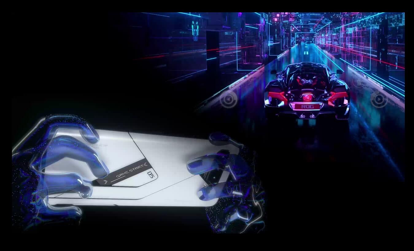 ROG Phone 5 ProとROG Phone 5 Ultimateは背面をコントローラーの一部として利用可能