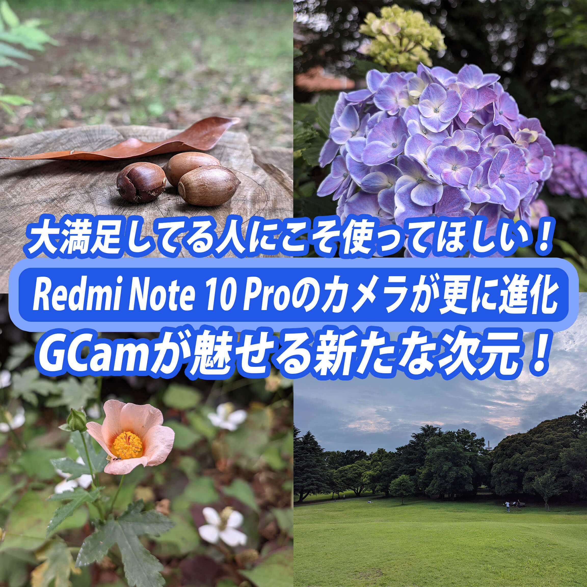 Redmi Note 10 Proのカメラ画質に大満足してる人はGCamを使って欲しい！AF性能向上で更に化けます。