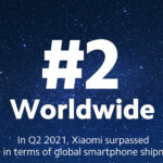 Xiaomi世界2位