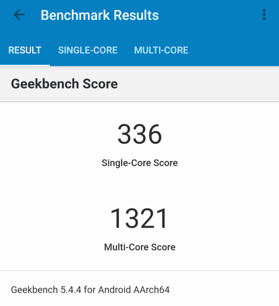 Motorola moto g31のCPU性能