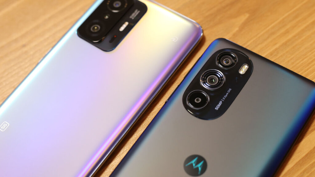 Motorola edge 30 ProとXiaomi 11T Proのカメラ画質を比較