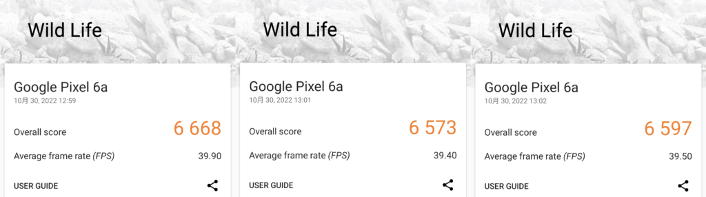 Pixel 6aのゲーム性能