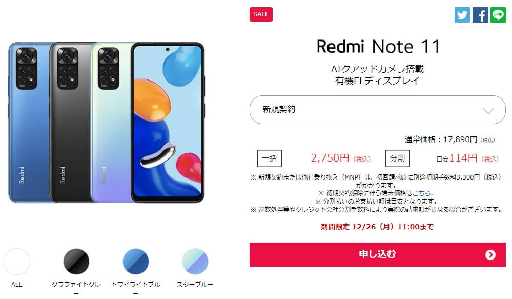格安SIMで今だけ2千円ちょっとの『Redmi Note 11』に3千円のレンズを 